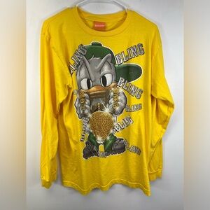 Vintage Nickelodeon Duck Bling TShirt Vtg Y2ks 2002 Streetwear Adult Sz M